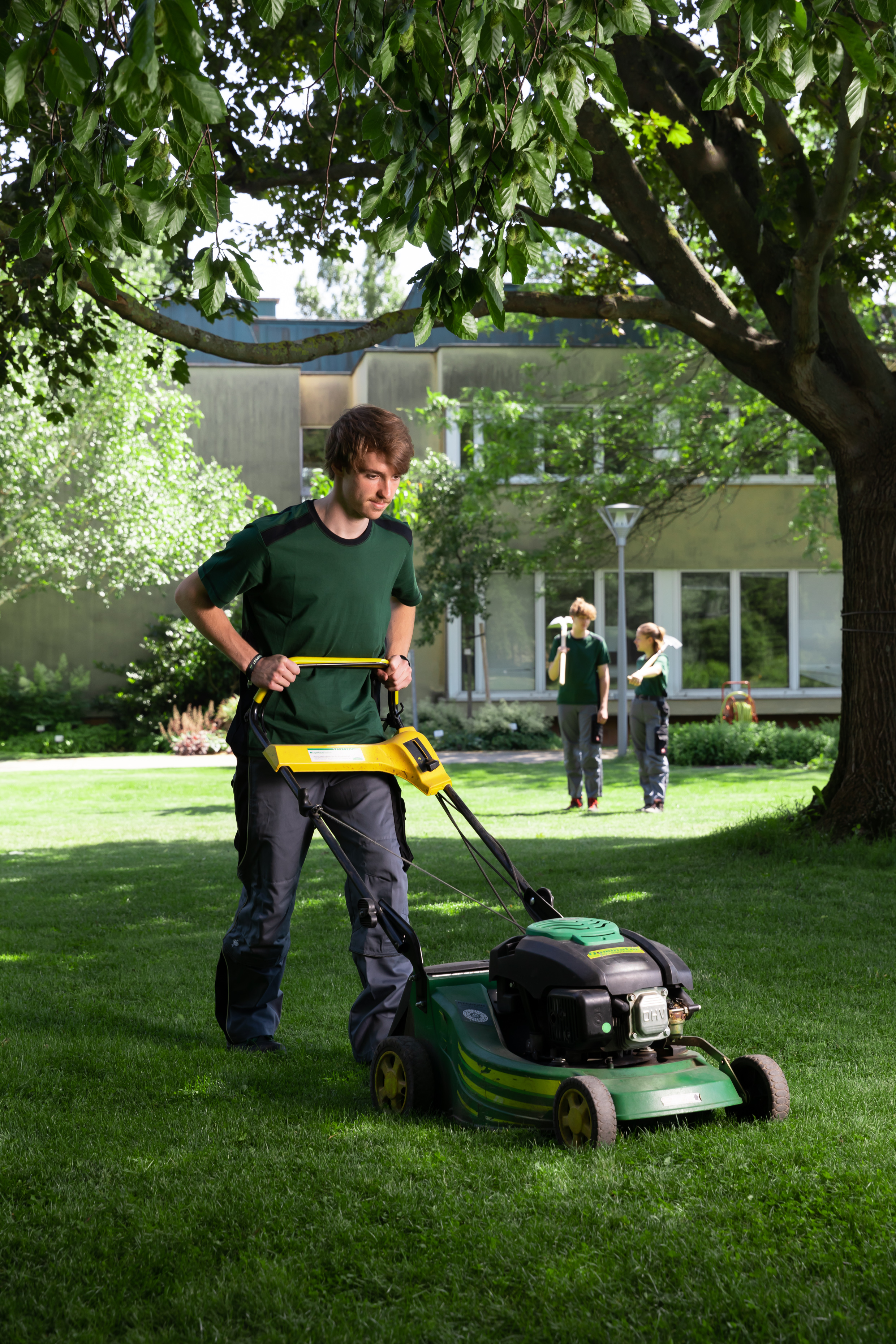 Lehre Gartengestalter, Werbeaufnahmen für den Folder 2022